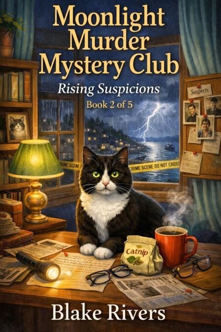 Moonlight Murder Mystery Club: Rising Suspicions (Book 2 of 5) - Moonlight Murder Mystery Club: 5-Book Series, #2