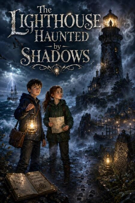 The Lighthouse Haunted by Shadows - Scary bedtime stories for kids, #15