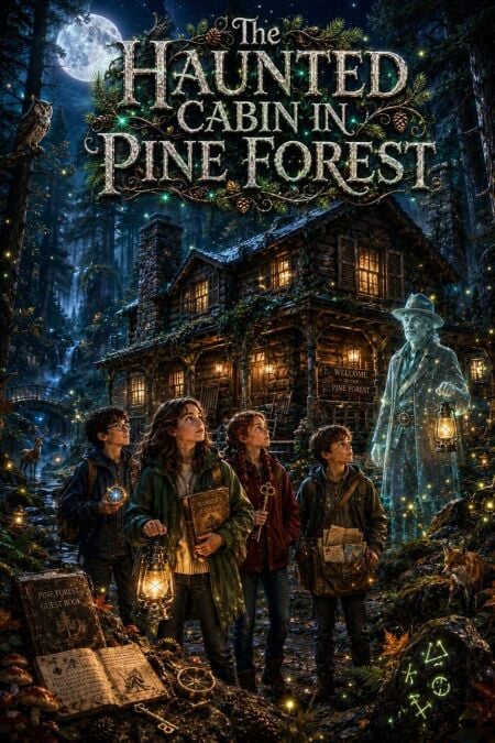 The Haunted Cabin in Pine Forest - Scary bedtime stories for kids, #20