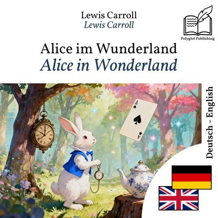 Alice in Wonderland - bilingual edition German – English - Synchronized parallel-line display