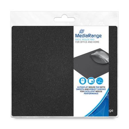 Tapis de souris Mediarange 210x180x3 mm noir