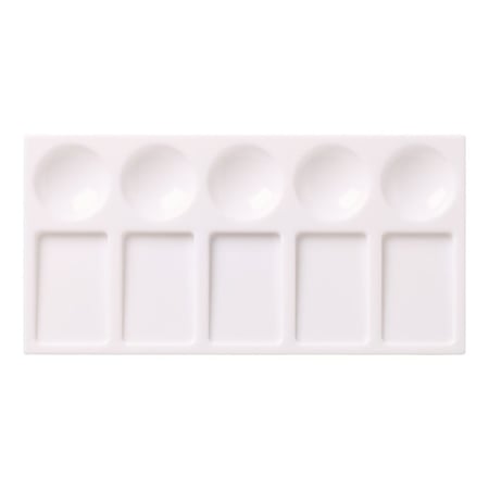 Petite palette de peinture plastique blanc Liquitex 10 godets