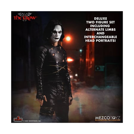 The Crow - Figurines 5 Points The Crow Deluxe Set 9 cm