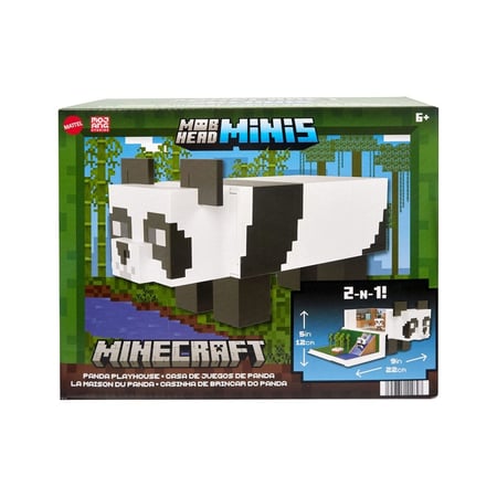Minecraft - Playset Mob Head Minis La maison du Panda