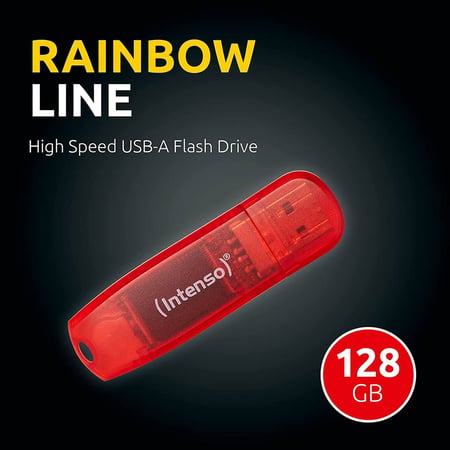 Clé Usb 2.0 128Gb Intenso Rouge