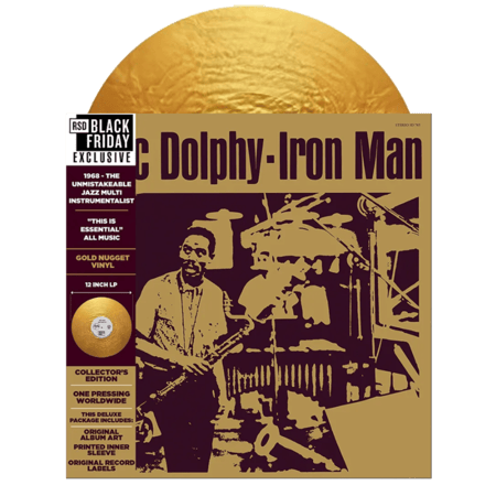 Vinyle Eric Dolphy - Iron Man - CULTURE FACTORY - 31,3 x 32,1 x 0,6 cm