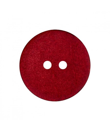 Carte de 2 boutons Coco 23mm Bordeaux - Union Knopf Rouge