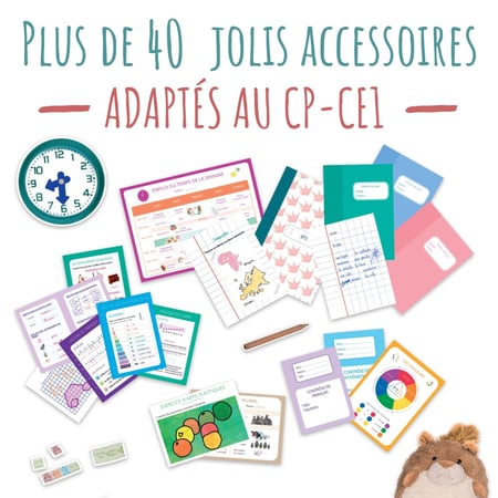 jeu éducatif KIT additionnel CP-CE1 si j'étais la maîtresse - AMULETTE