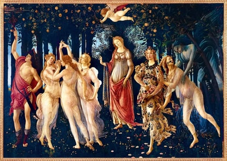 Puzzle 1000 pièces - Botticelli - La Primavera (Spring), 1482 - Bluebird Puzzle