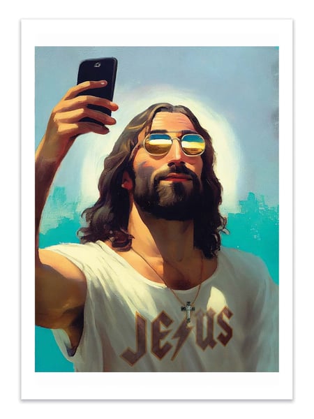 Affiche 30 x 40 cm - I Am Jesus - Dikhotomy