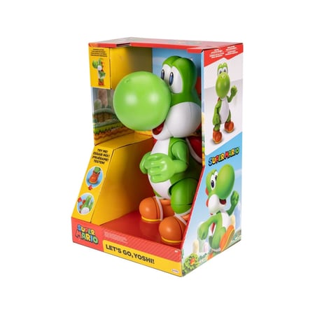 World of Nintendo - Figurine Super Mario parlante Let's Go! Yoshi! 36 cm