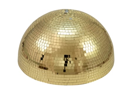 EUROLITE Demi boule à facettes 50cm or motorisé