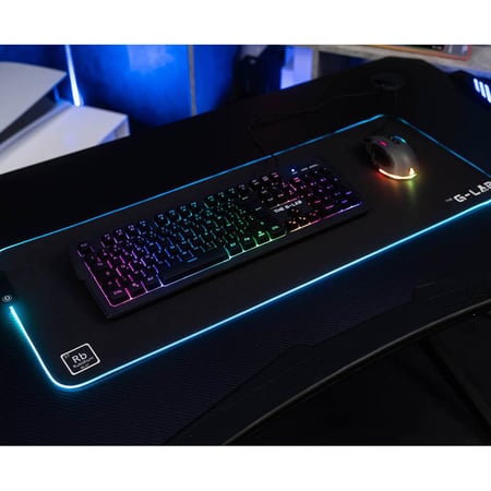 Tapis de souris XXL rétroéclairé G-LAB