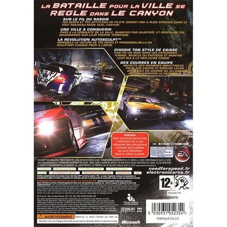 Need For Speed Carbon Jeu XBOX 360 | Cultura