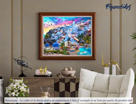 Kit Peinture Par Numéros Adulte - 6 Toiles 30x40cm (châteaux, Paysages) Avec Peinture Acrylique