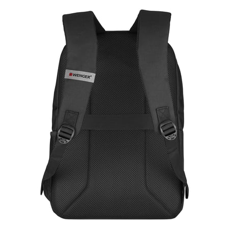 Sac à dos Wenger BQ avec compartiment 16 pouces - compartiments rembourrés - sangle trolley - Noir