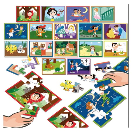 Puzzle Battle Junior Contes – Collection de Puzzles Éducatifs pour Enfants - Educa Borras