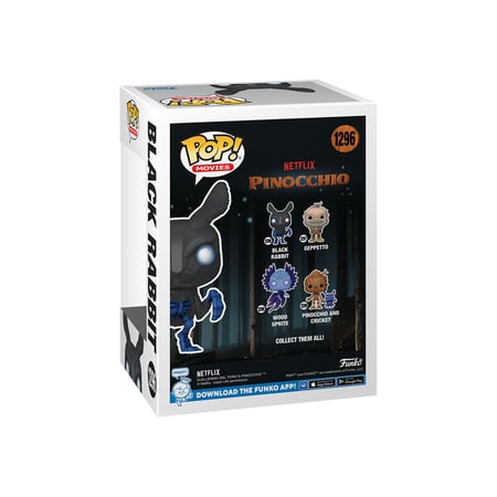 Pinocchio - Figurine POP! Black Rabbit 9 cm