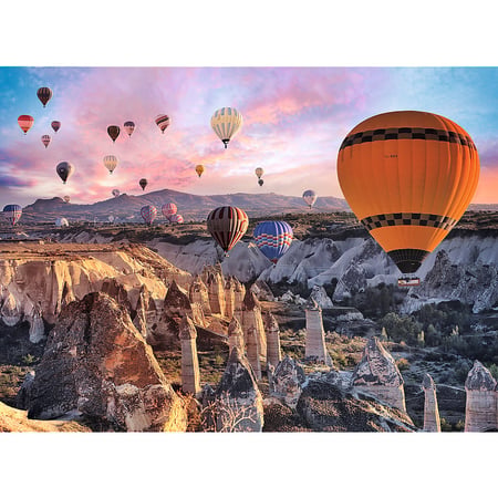 Puzzle 3000 pièces - Balloons over Cappadocia - Trefl