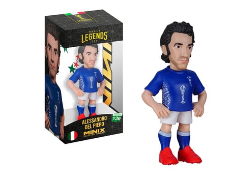 Figurine Minix - Del Piero - 12 cm - Coupe du Monde des Légendes #139 - Italie - Football Legends