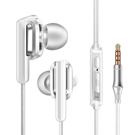 Casque Sport HIFI Intra-Auriculaire Son Immersif Micro HD Confort Optimal Blanc YONIS