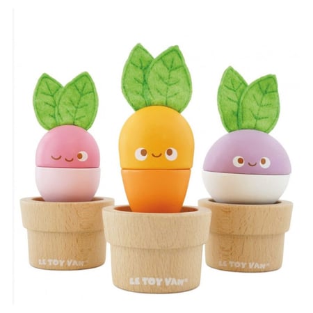 Légumes Empilables en Bois