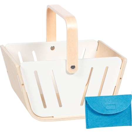 Panier de courses avec porte-monnaie - Goki