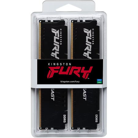 Mémoire PC KINGSTON FURY Beast - KF560C36BBE2K2-32 - Noir - 32 Go