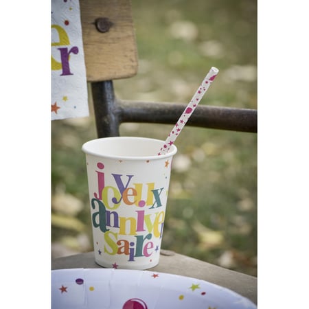 Amosfun Service De Table Anniversaire Lama Alpaga Vert Carton 23x23x7,5 Cm