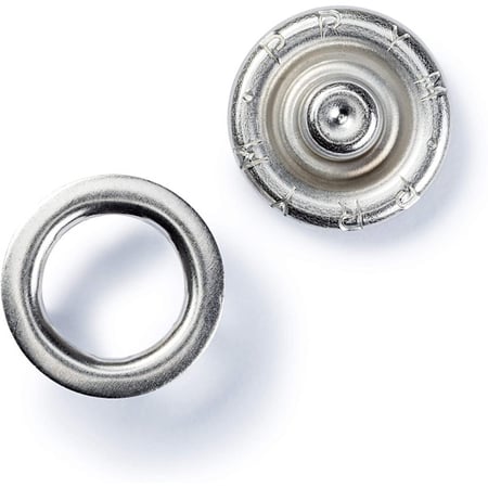 PRYM JERSEY drukknopen dichtering start - ZILVER 10MM | IJzeren drukknopen