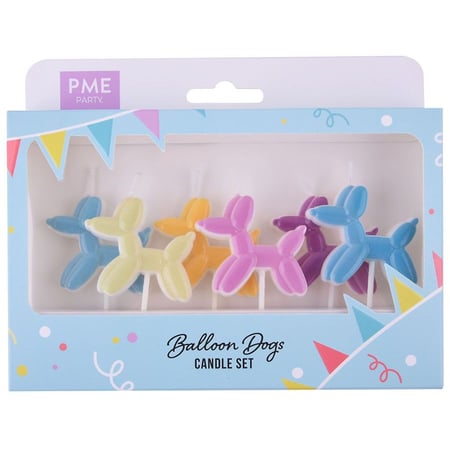 6 Bougies - Balloon Dogs