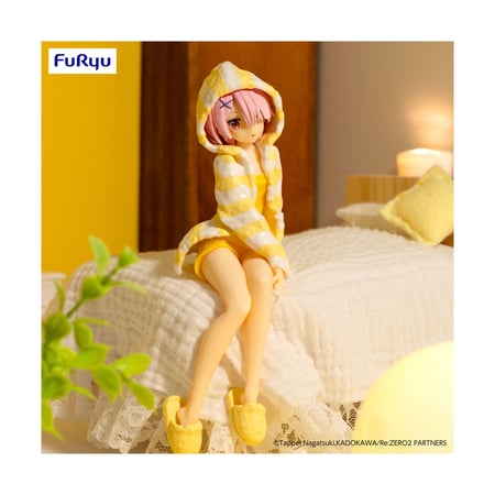 Re:Zero - Statuette Noodle Stopper Ram Room Wear Yellow Color Ver. 14 cm