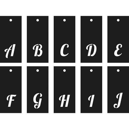 70 pochoirs alphabet - Artemio