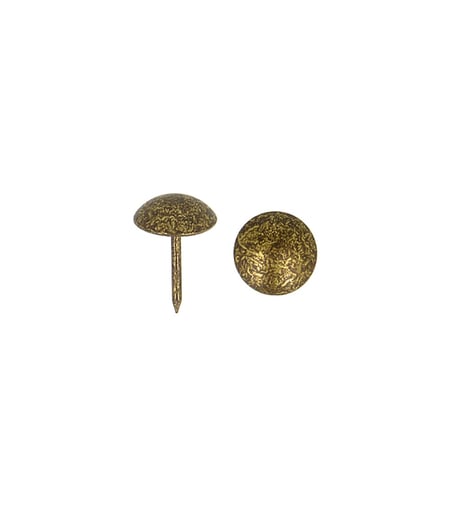 Clous tapissiers - 50 pièces marron 12mm