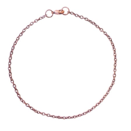 CHAINE BRACELET CUIVRE PETITE MAILLE 2 - 20cm