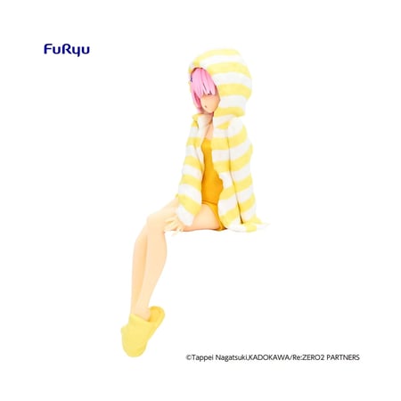 Re:Zero - Statuette Noodle Stopper Ram Room Wear Yellow Color Ver. 14 cm