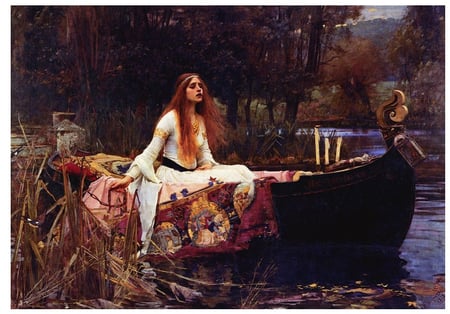 Puzzle 1000 pièces - Waterhouse : The Lady of Shalott, 1888 - Eurographics