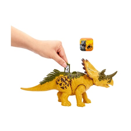 Jurassic World Dino Trackers - Figurine Wild Roar Regaliceratops