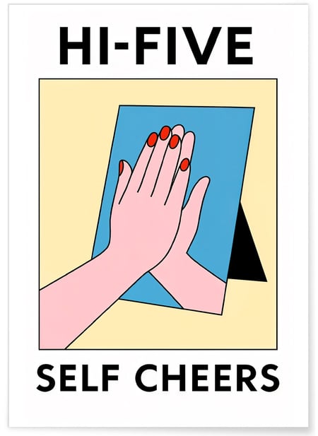 Affiche Hi-Five | A3 : 29,7x42cm