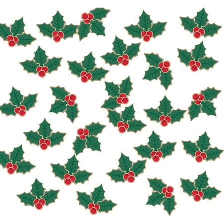 Confettis Houx de Noël