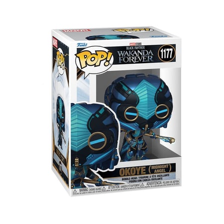 Black Panther: Wakanda Forever - Figurine POP! Okoye (Midnight Angel) 9 cm