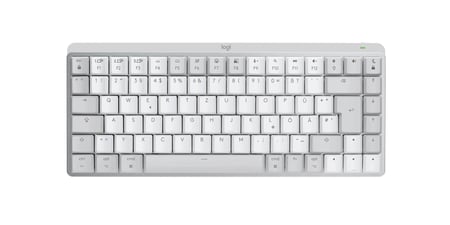 Clavier d'ordinateur Logitech MX Mechanical Mini pour Mac - Gris pâle - Mécanique