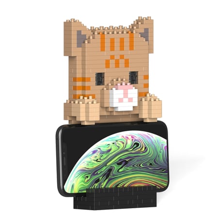 Support de Téléphone Chat Tigré roux | JEKCA | 14 ans et +
