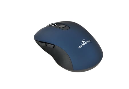Souris universelle sans fil BLUESTORK 6 boutons métal bleu