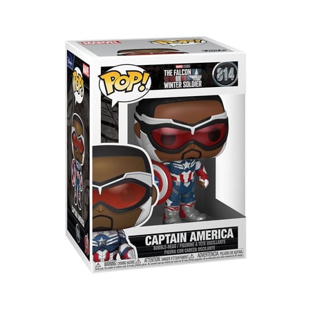 Le Faucon et le Soldat de l'Hiver - Figurine POP! Captain Falcon 9 cm