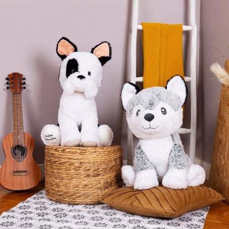 Peluche geante chien husky top