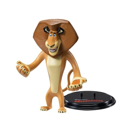 Madagascar - Figurine flexible Bendyfigs Alex 15 cm