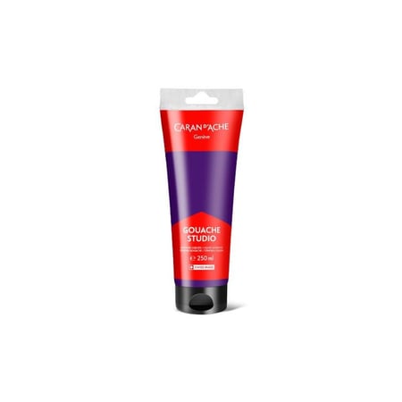Gouache Studio - Violet - Ultra couvrante - Mate - Tube 250 ml - Caran d'Ache