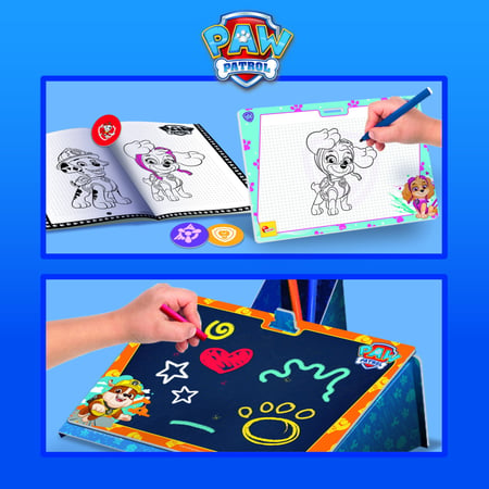 PAW PATROL COLOURING & DRAWING SCHOOL "sac de dessin et de coloriage"
