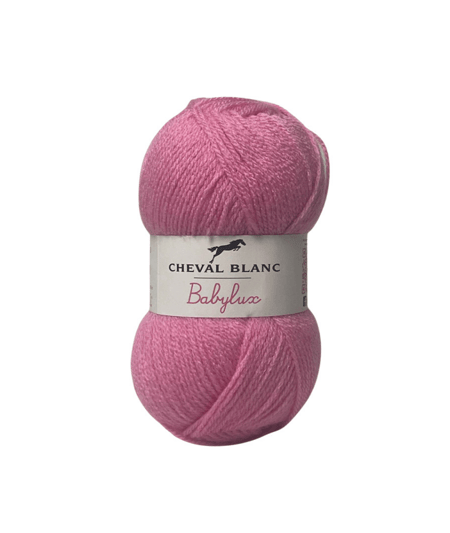 Laine à tricoter BABYLUX de Cheval Blanc 300 Hortensia